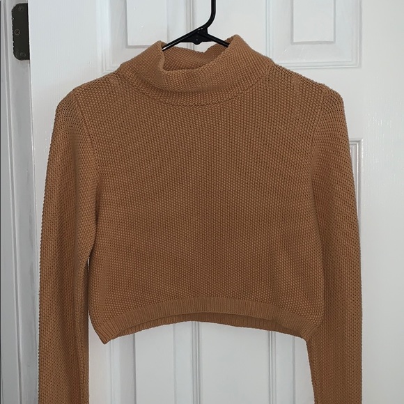 Sabo Skirt Bardot Knit top - Orange - Picture 2 of 4